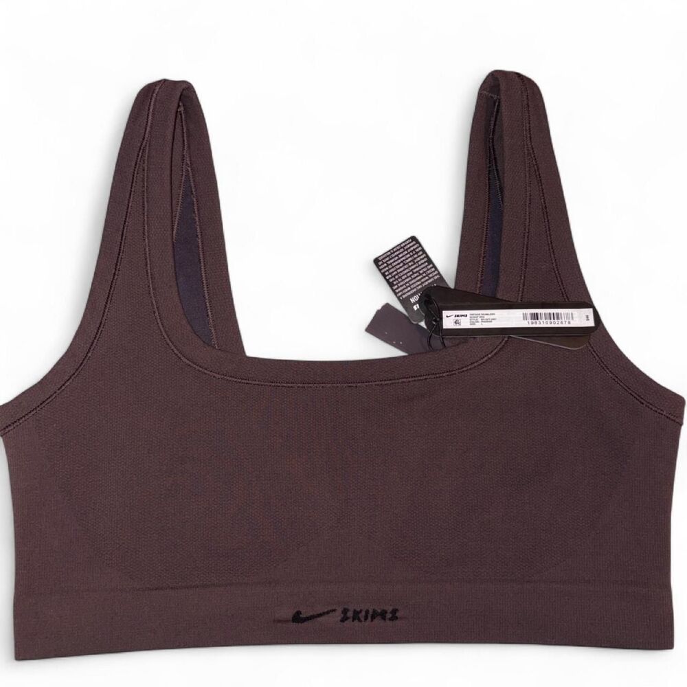 NWT SKIMS x Nike Vintage Seamless Scoop Bra Phoenix Size Large Deadstock